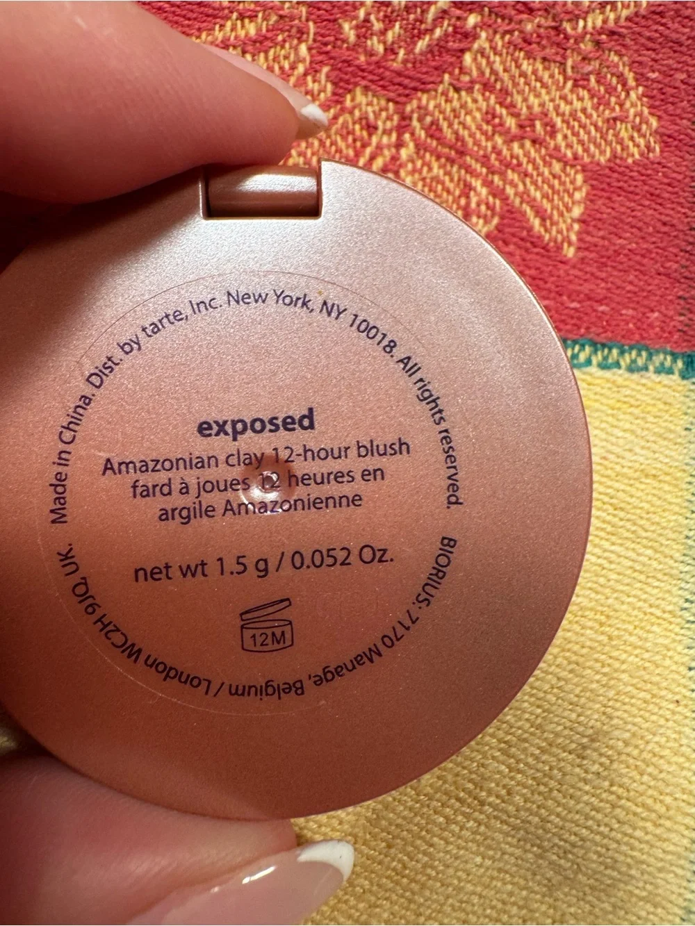 4 Tarte Natural Warm Peach Pink Blush